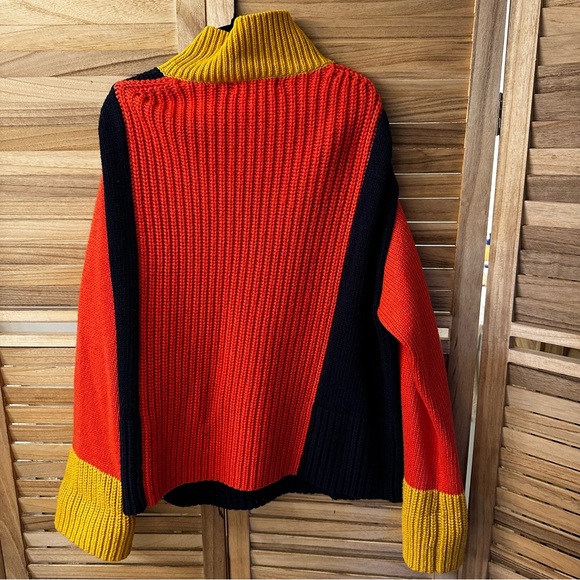 Victor Alfaro x RTR Colorblock High Neck Zip Sweater size L - Picture 8 of 8